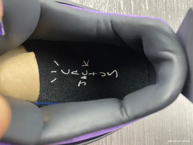 Cheap Purple Jordan 4 Air x Scott Travis Suede 0501
